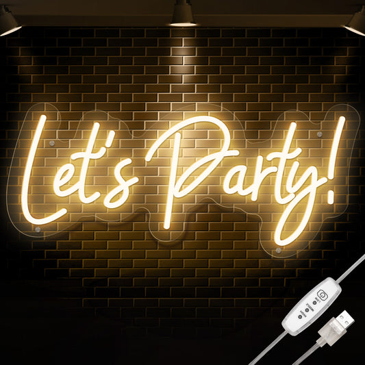 Let‘s Party Neon Sign