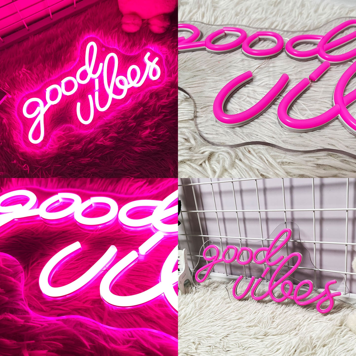 good vibes neon sign