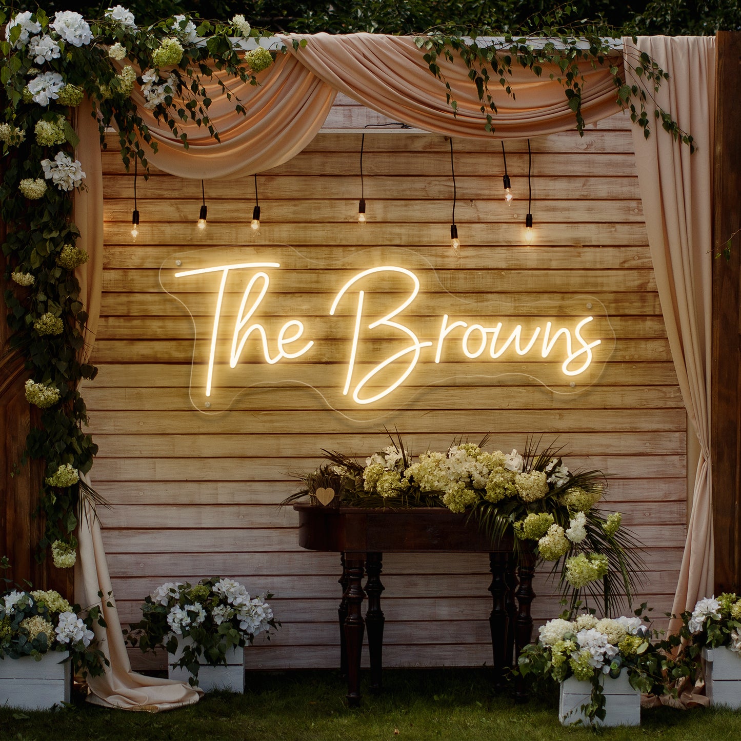 Custom Neon Sign Wedding