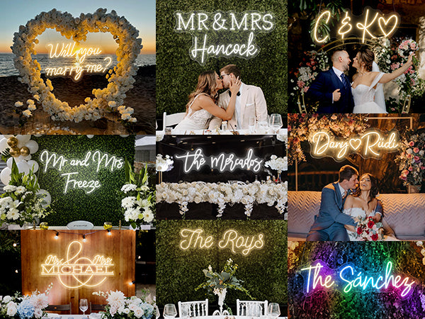 Custom Neon Sign Wedding