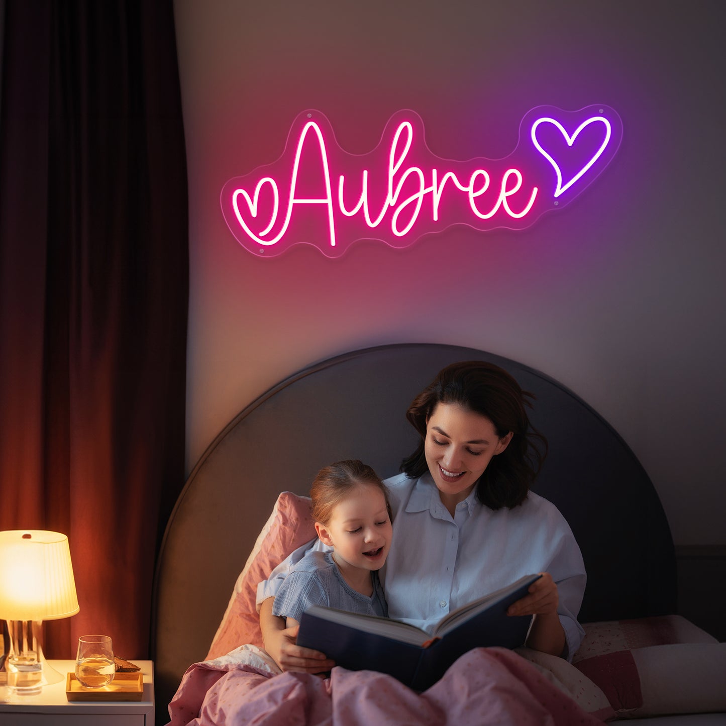 Custom Neon Sign, Neon Signs Customizable for Wall Decor, Personalized Neon Sign for Wedding Birthday Gifts, Custom LED Name Sign for Bedroom Party Business Light Up Sign, 10''-55''